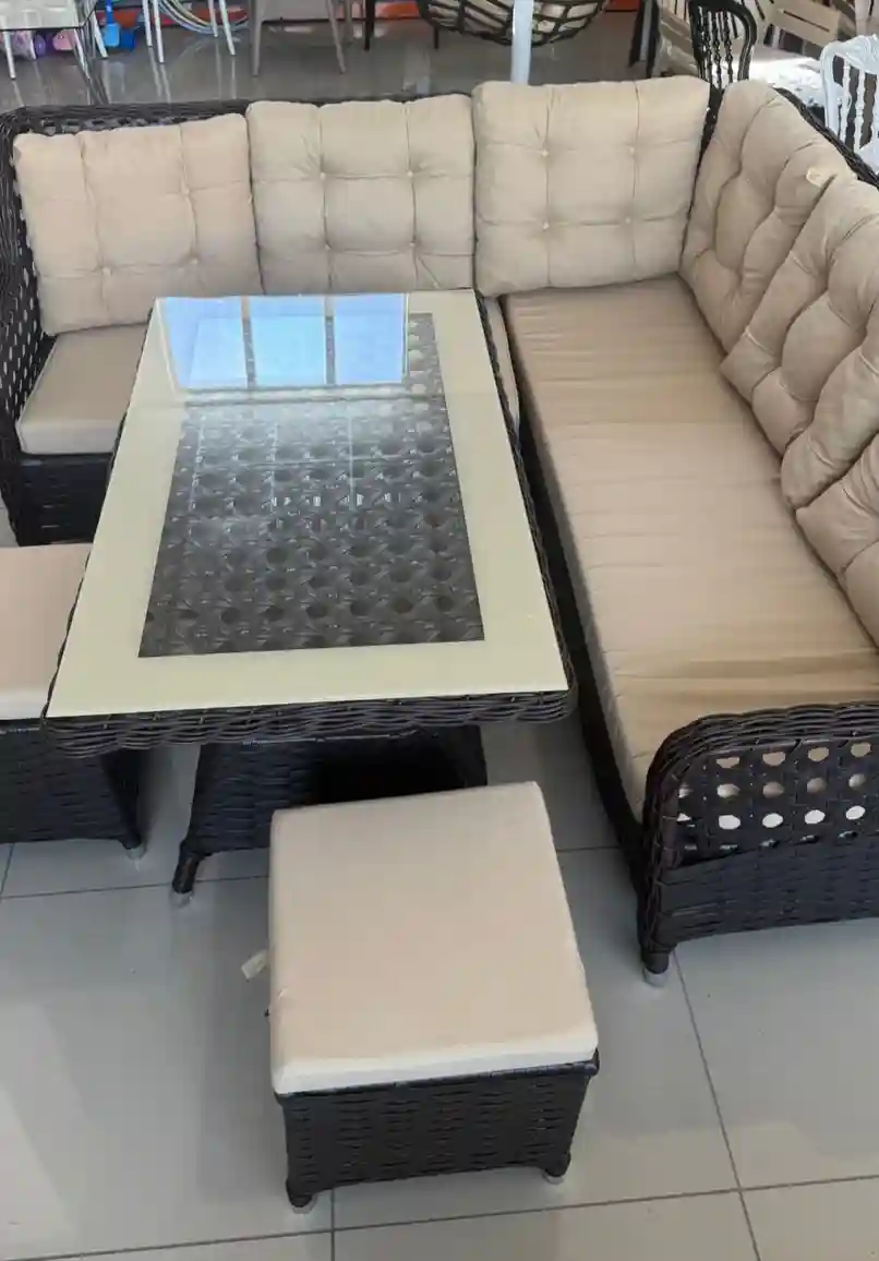 Set de mobilier de grădină VALENCIA colțar 4 piese