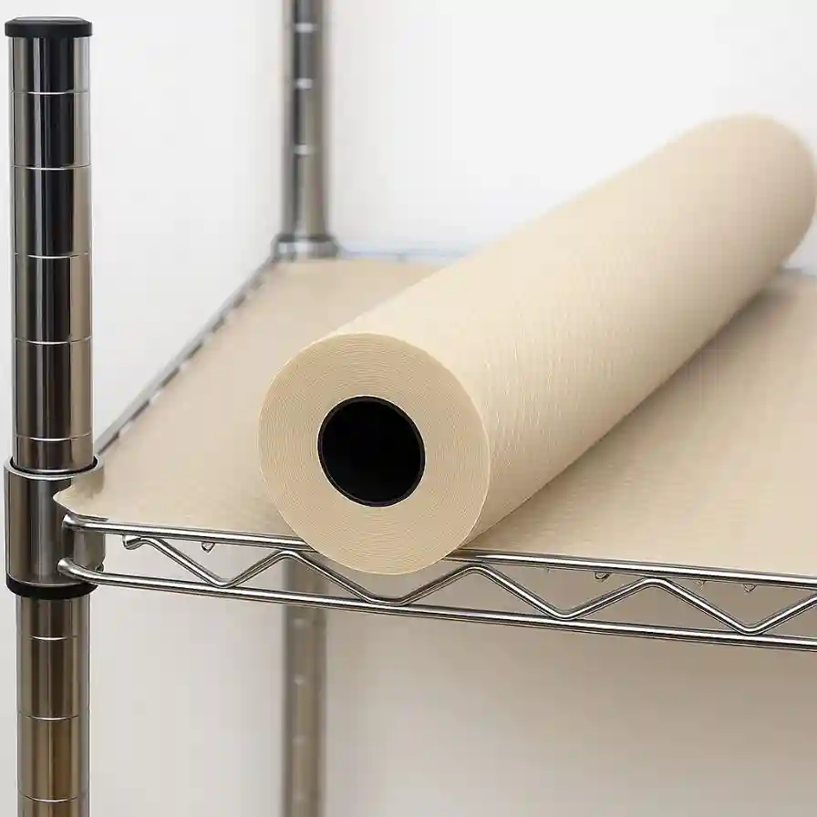 Pelicula color pentru sertare crem 45x300 cm