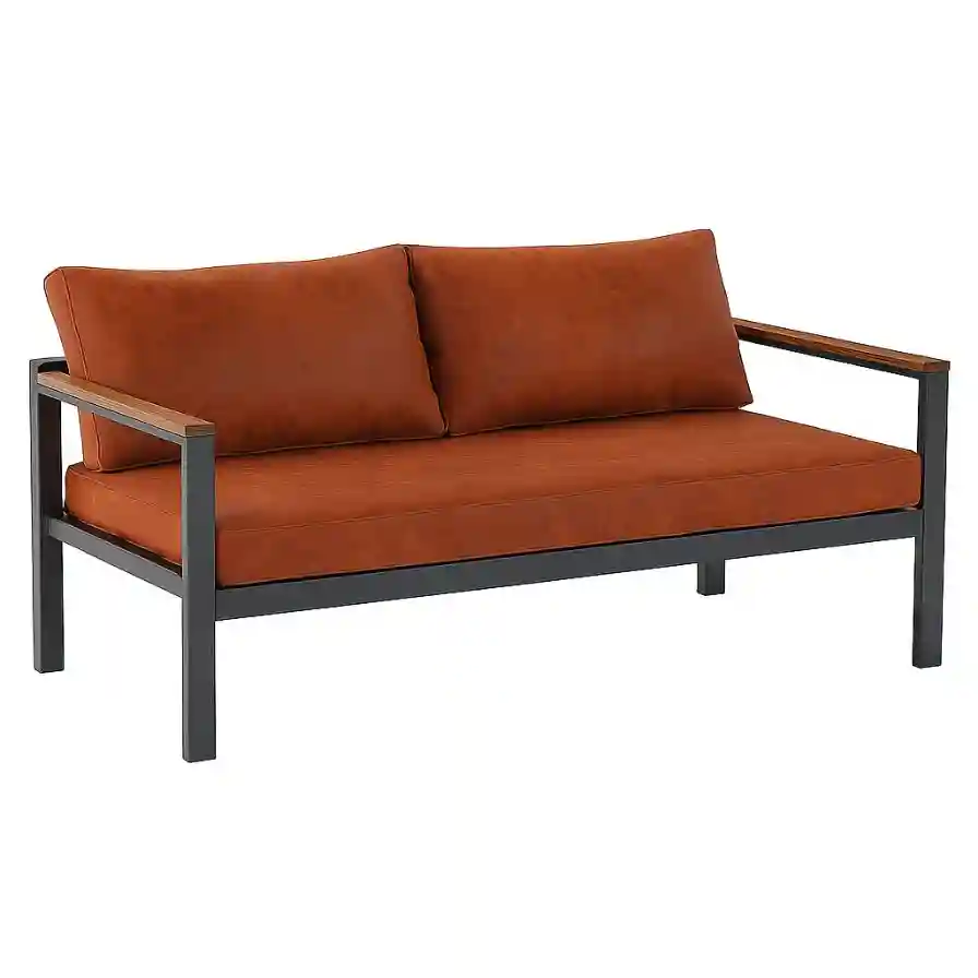 Set de mobilier de grădină MODERN 3 piese Maro