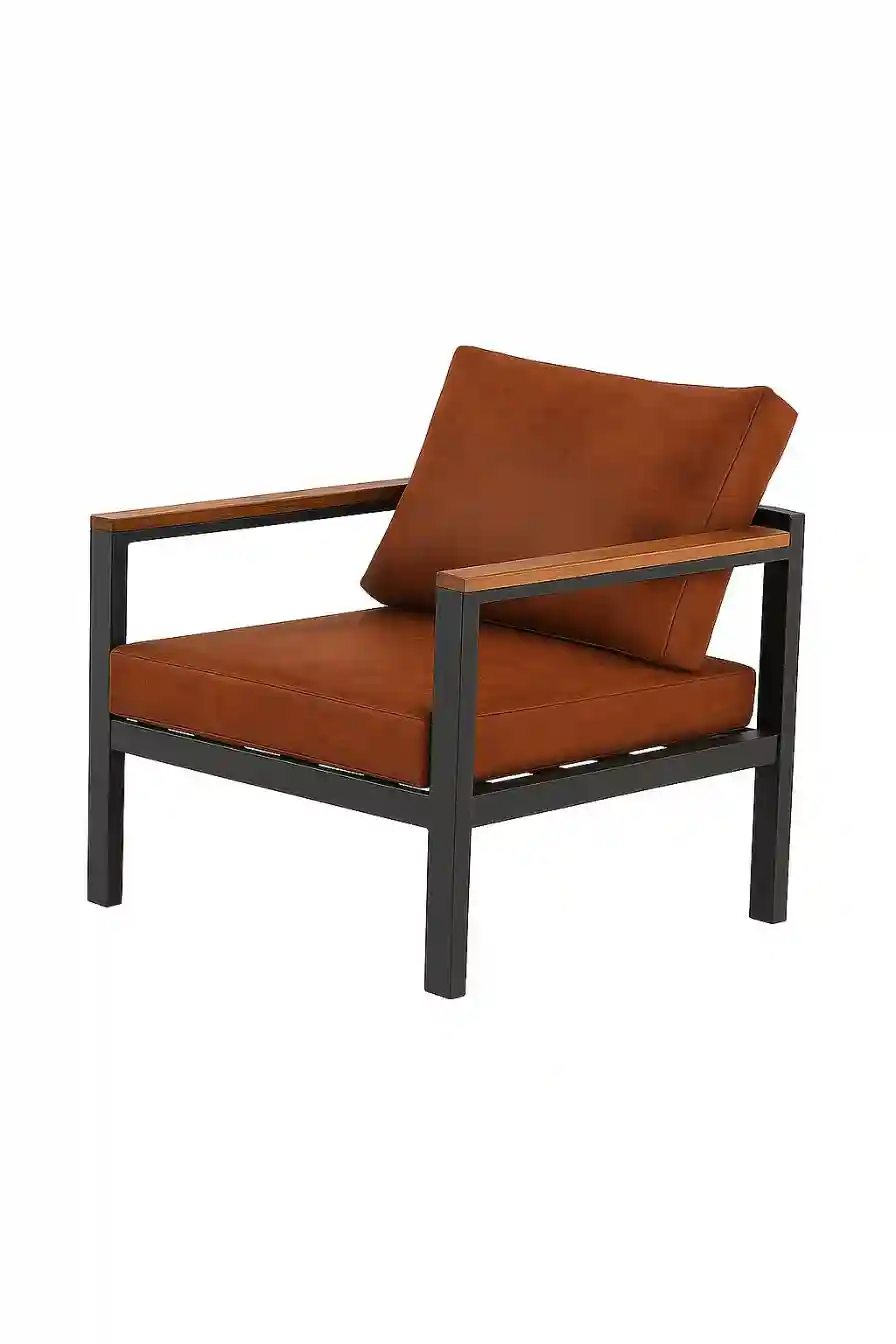 Set de mobilier de grădină MODERN 3 piese Maro