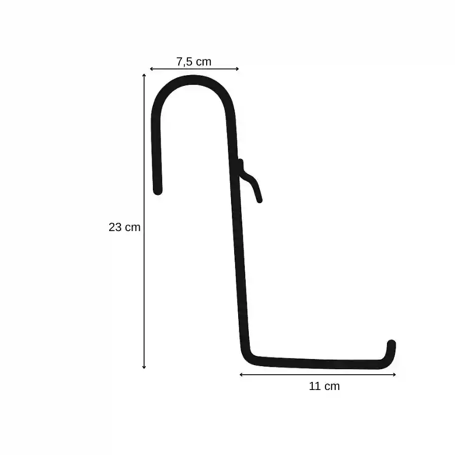 Металлические крючки для балкона CLASSIC – набор из 2 шт.