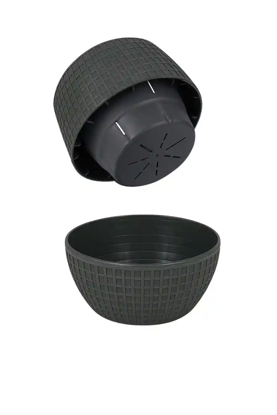 Цветочный горшок ELEVAN №.3 Антрацит