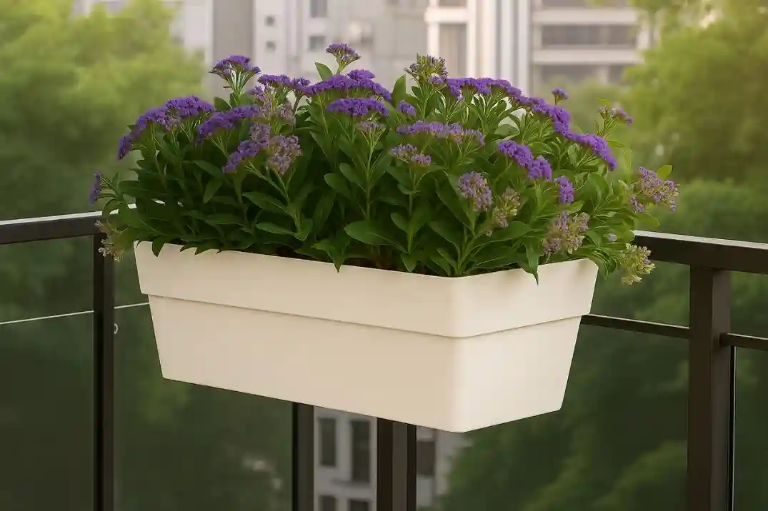 Цветочный горшок YALI №.2 Белый