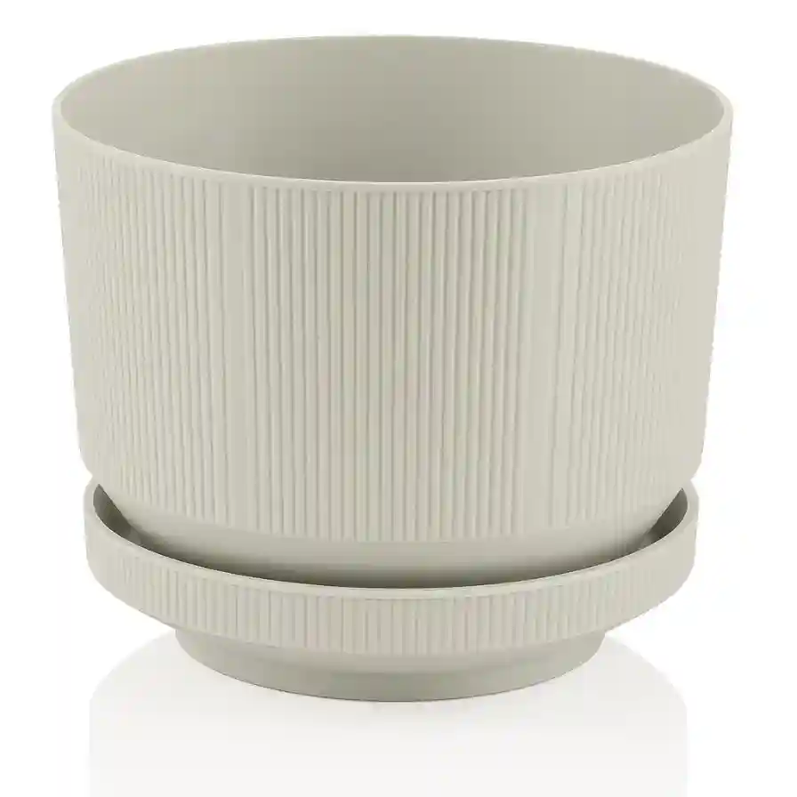 Цветочный горшок LUX №. 4 Светло серо-зелёный