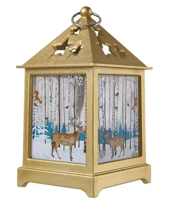 принт с грациозным оленем