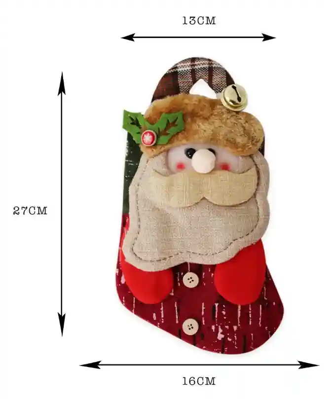 Cizmulita decorativa Craciun – Mos Craciun