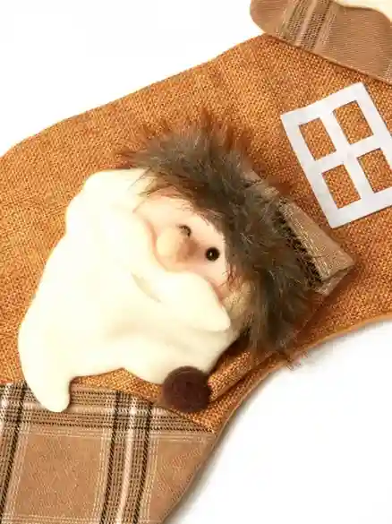 Cizmulita decorativa casuta – Mos Craciun