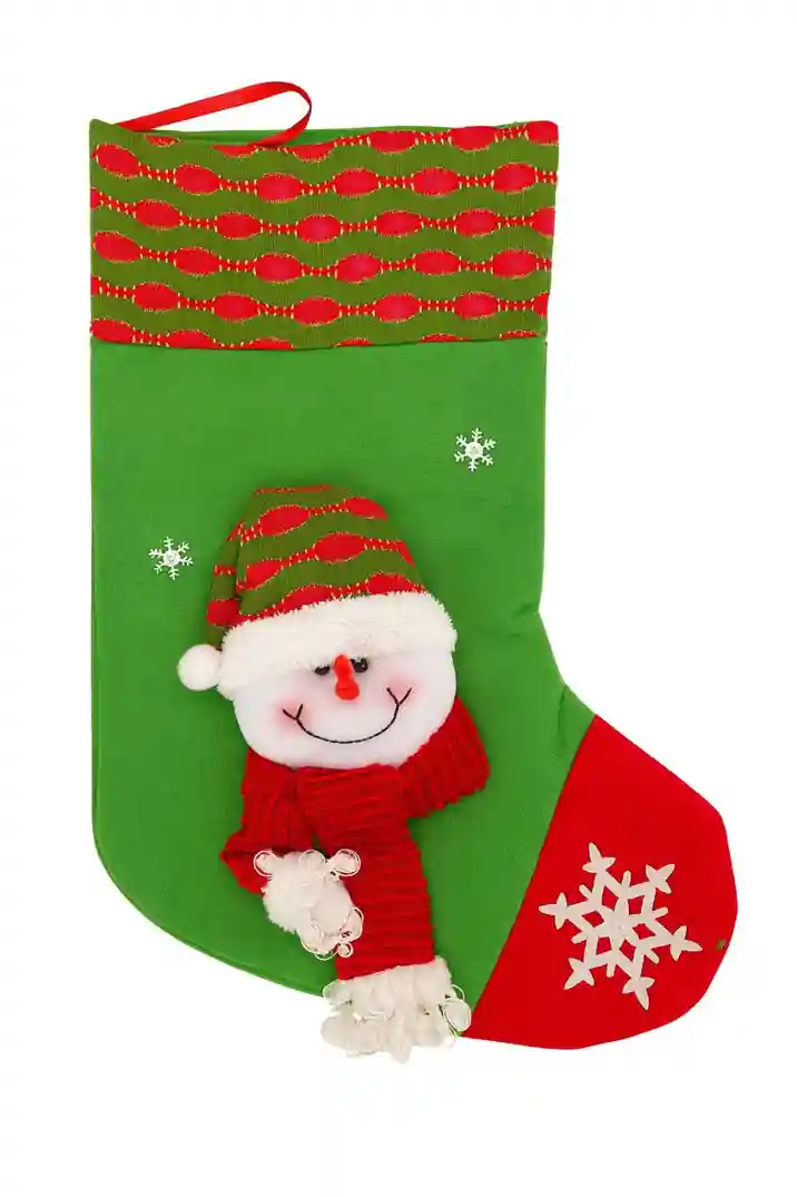 Cizmulita decorativa Craciun – Om de Zapada cu fular rosu