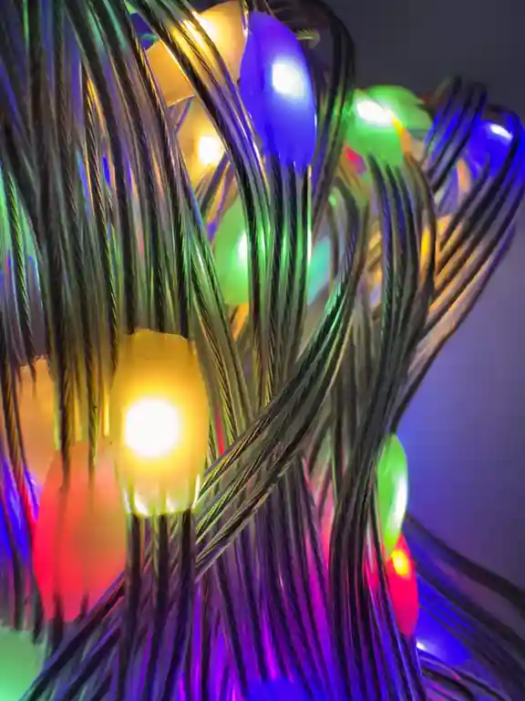 Ghirlanda luminoasa decorativa LED, 100 LED-uri, 10 m, multicolor