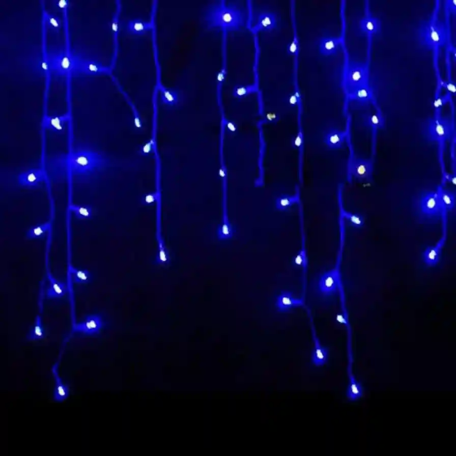 Ghirlanda Luminoasa Ploita LED, Albastra, 3m  8 Moduri de Iluminare