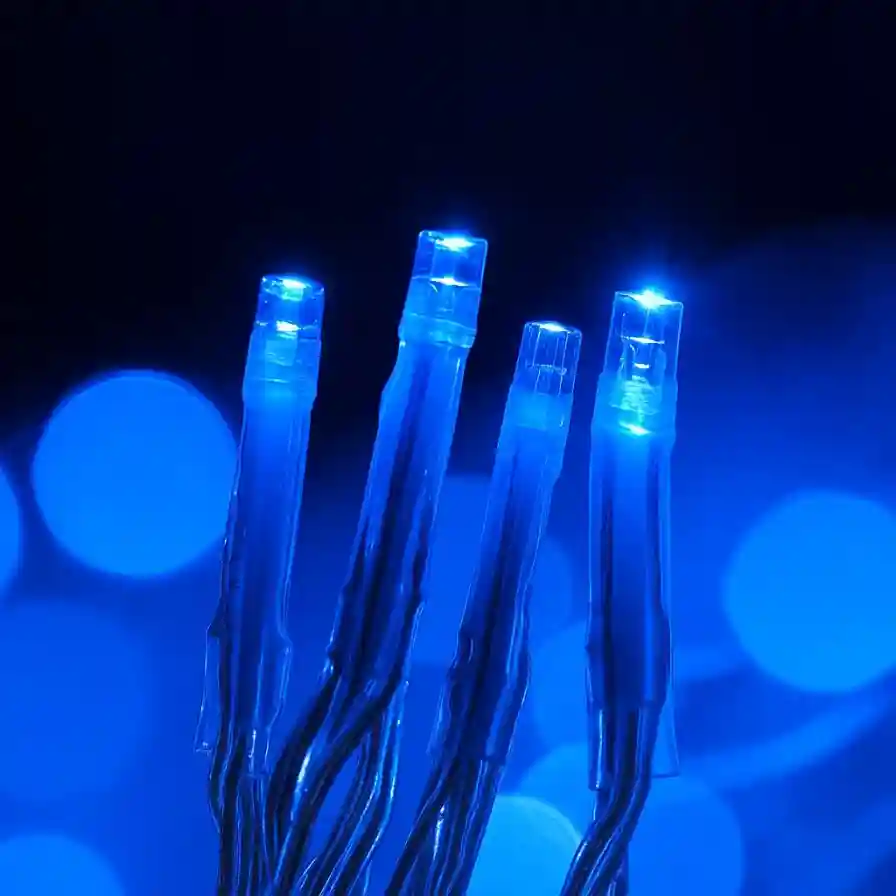 Ghirlanda Luminoasa Ploita LED, Albastra, 3m  8 Moduri de Iluminare