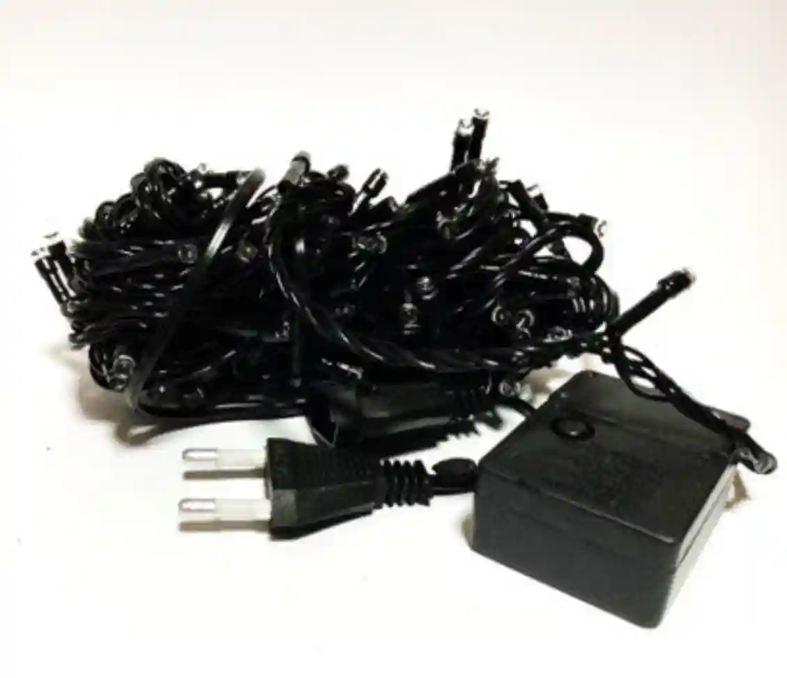 Ghirlanda LED CRYSTAL, 100 LED-uri, 8 functii de iluminare, Galben Cald