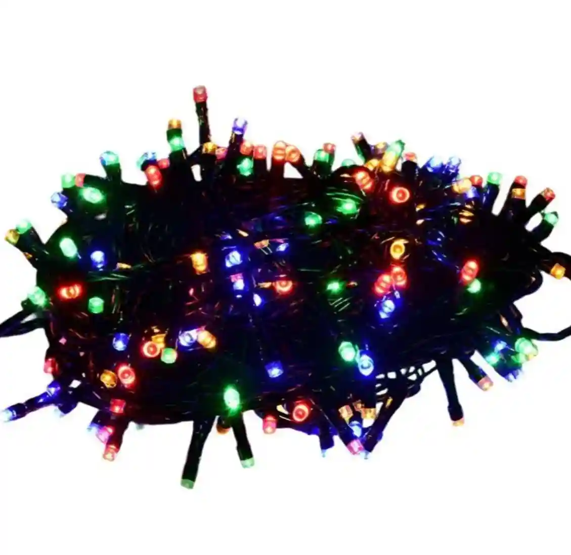 Ghirlanda LED CRYSTAL, 100 LED-uri, 8 functii de iluminare, Multicolor