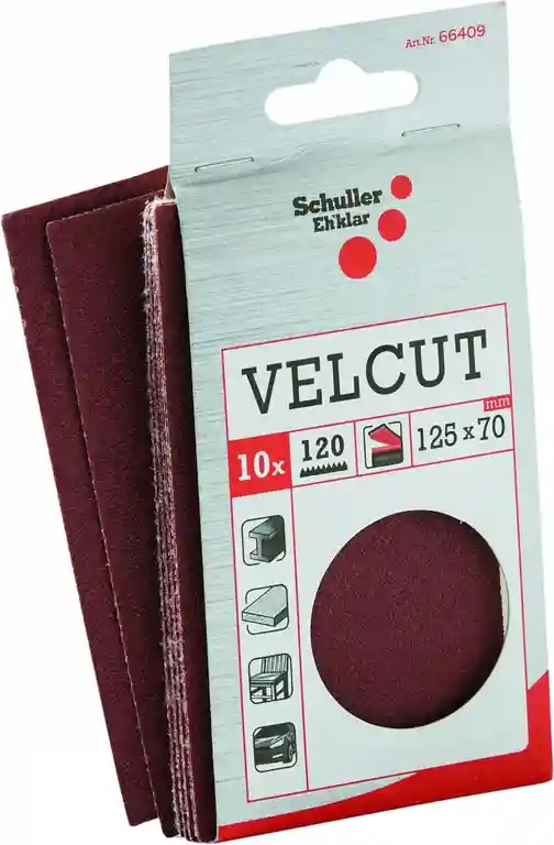 REZERVE ABRAZIVE VELCROPAD 10BUC. VELCUT P60