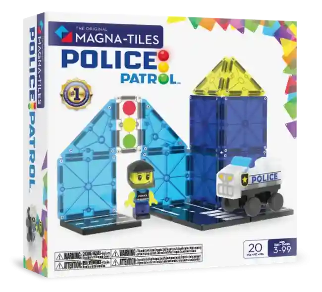 Constructor magnetic MT Police Patrol Set 20 pcs 252020MT