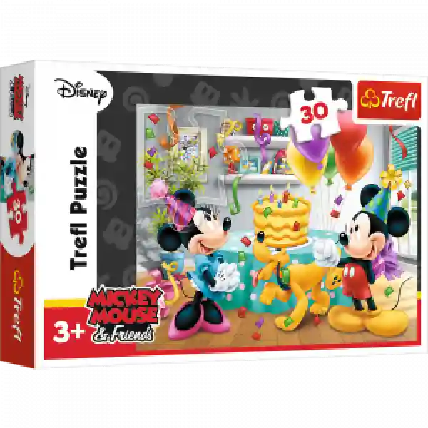 Trefl 18211 Puzzles - 30 - Birthday cake   Disney Standard Characters