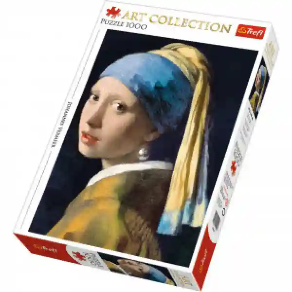 Trefl 10522 Puzzles - 1000 Art Collection Girl with a pearl earring