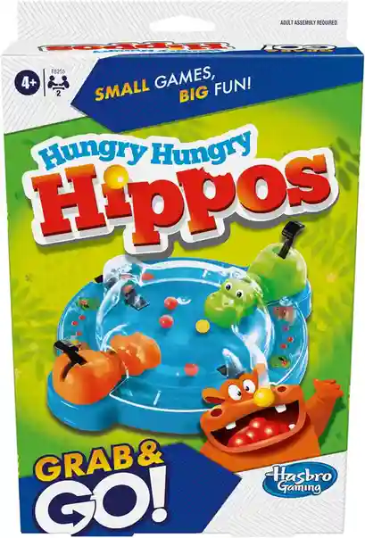 Joc de masa Hungry Hungry Hippos Travel game Grab&Go F8255BAL