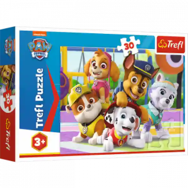 Trefl 18286 Puzzles - 30 - Paw Patrol always on time   Vaicom PAW Patrol