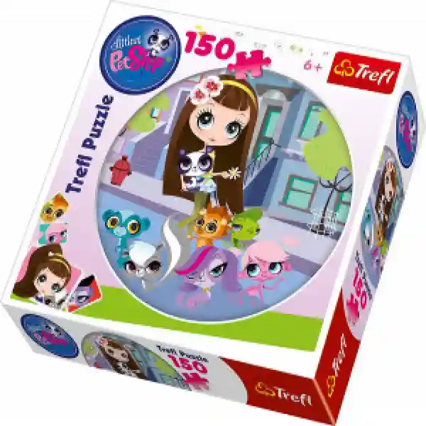 Puzzle 150 дет. Круглые Зоомагазин на прогулке