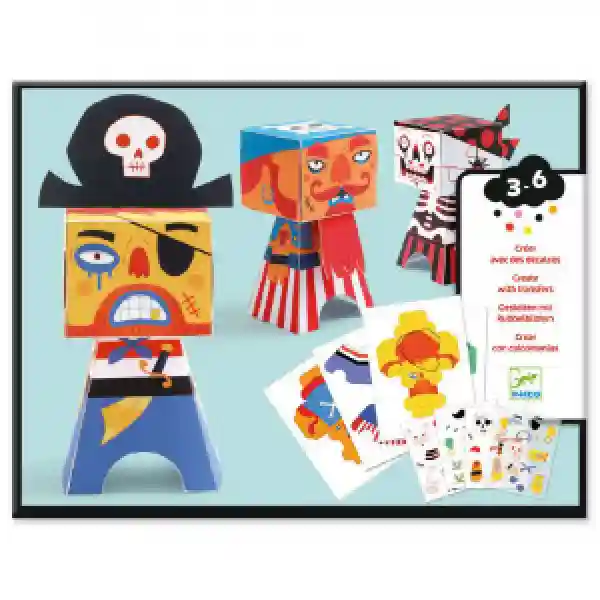 DJ09042. ARTY PAPER - Jucarie de hartie Piratii