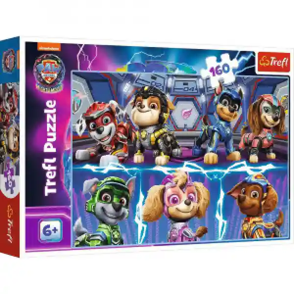 Trefl 15417 Puzzles - 160 - Dog Friends   Viacom PAW PATROL: THE MIGHTY MOVIE 2023