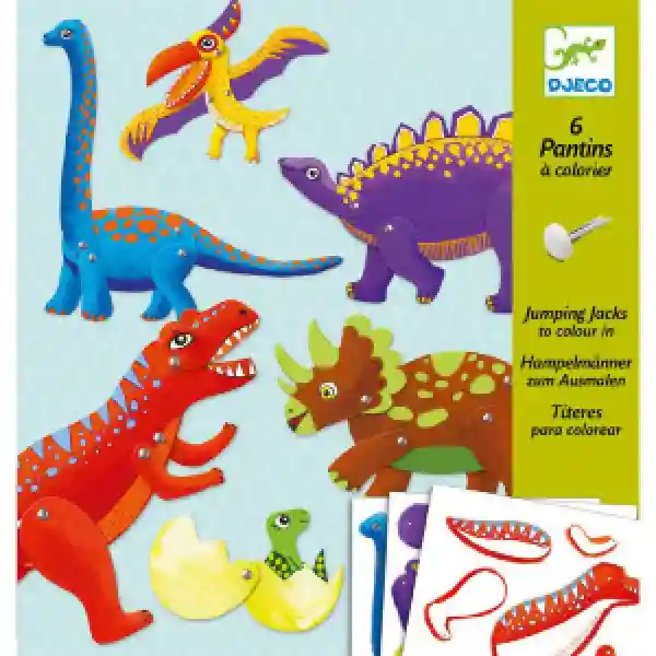 DJ09680 Set creativ Jumping Jacks to create - Dinosauri