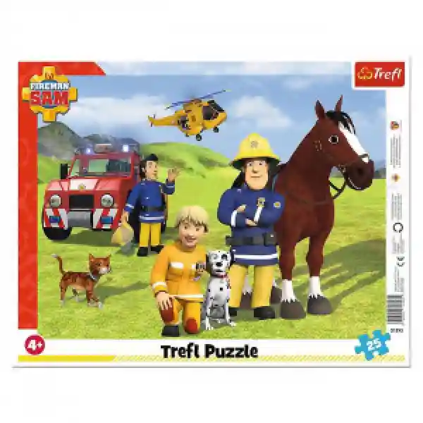 Trefl 31393 Puzzles - 25 Frame - Always on guard / Prism A&D Fireman Sam