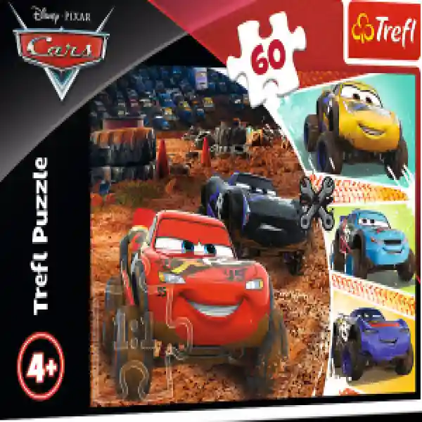 Trefl 17327 Puzzles - 60 - Lightning McQueen with friends