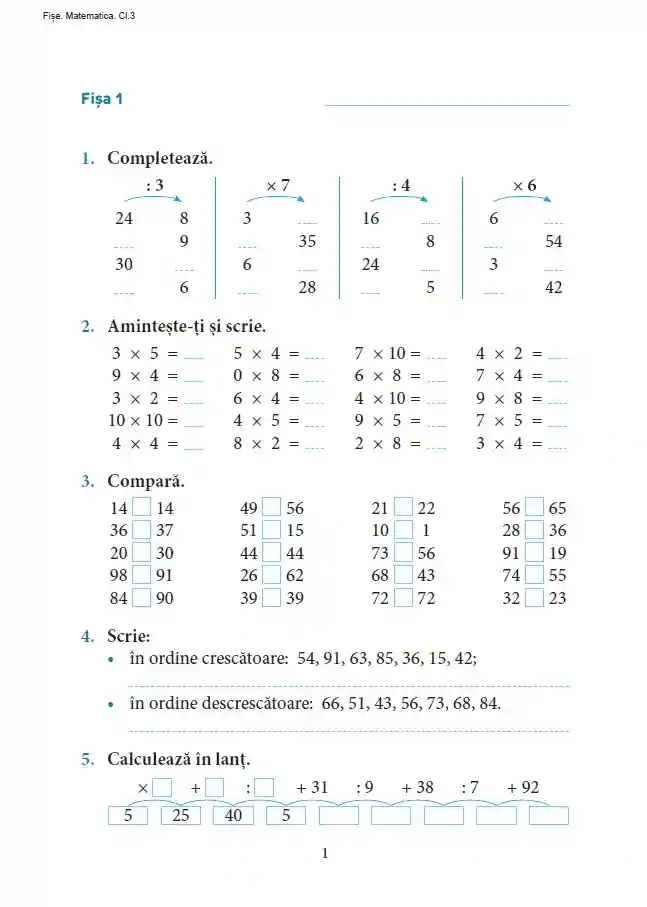 Exceleaza la matematica : clasa 3 2