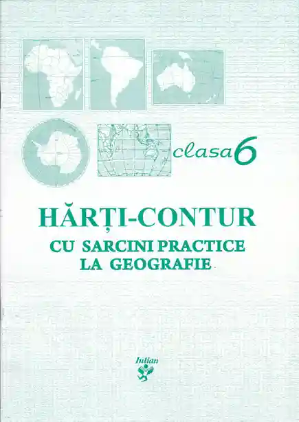 Harti contur cl.6 cu sarcini practice la geografie