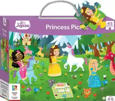 Junior Jigsaw 45 Piece Rebus. Princess Picnic