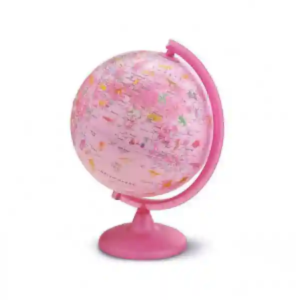 Glob harta ilustrata a lumii d=25cm cu iluminare pink ZOO EN 22732449