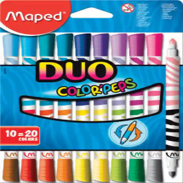 Carioci MAPED Duo 10 buc-20 cul_847010