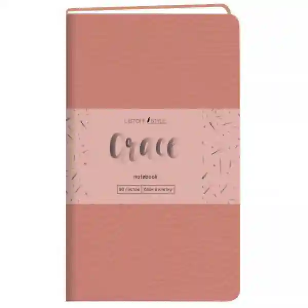 Notebook A6- 80f КЗГК6804260 Grace. Розовый перламутр patr.puncte