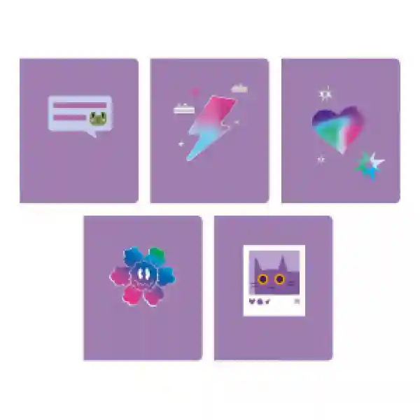 Caiet A5 48f TOTAL LILAC. Сute ТКФ488782 patr