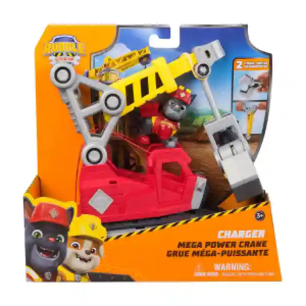 Macaraua Mega cu figurina, Rubble & Crew Paw Patrol 6073295
