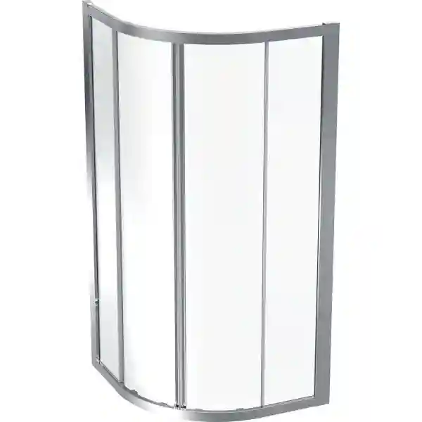 Cabina de dus Geo semi-rotunda 90*90*H190 cu sticla transparenta