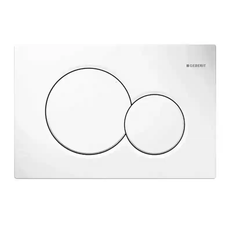 Клавиша смыва Sigma 01 круглая двойная White