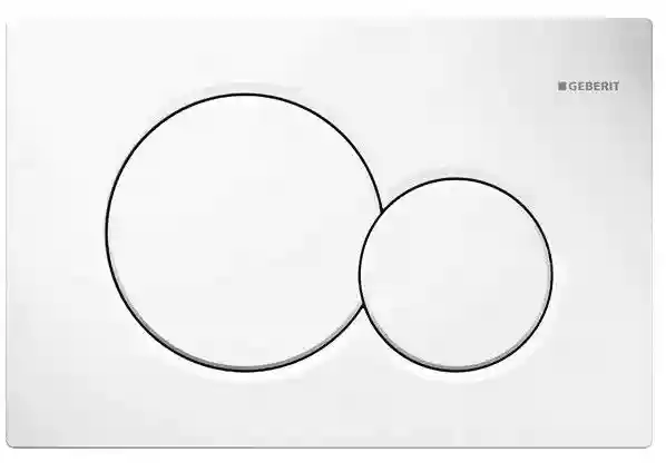 Клавиша смыва Sigma 01 круглая двойная Яркий Хром