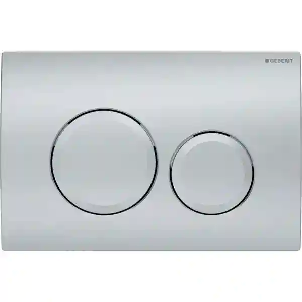 Клавиша смыва Delta 20 круглая двойная Хром Матовый