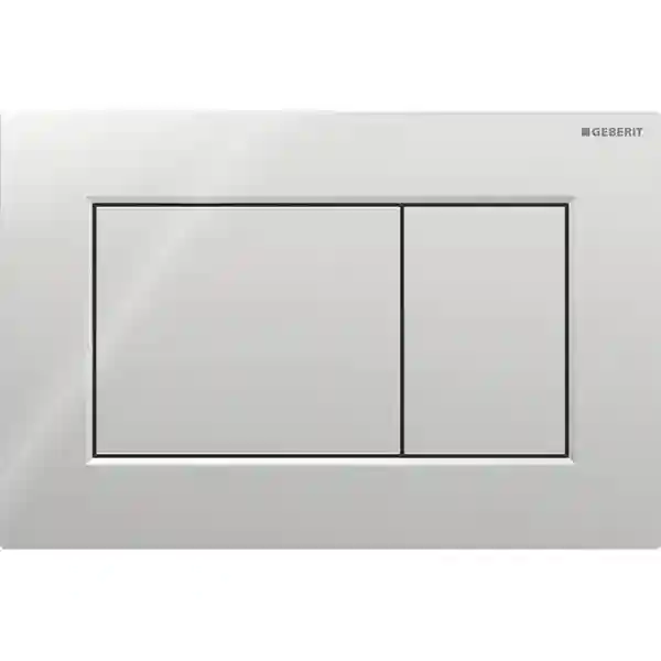 Clapeta Sigma 01 square dual Bright Chrome