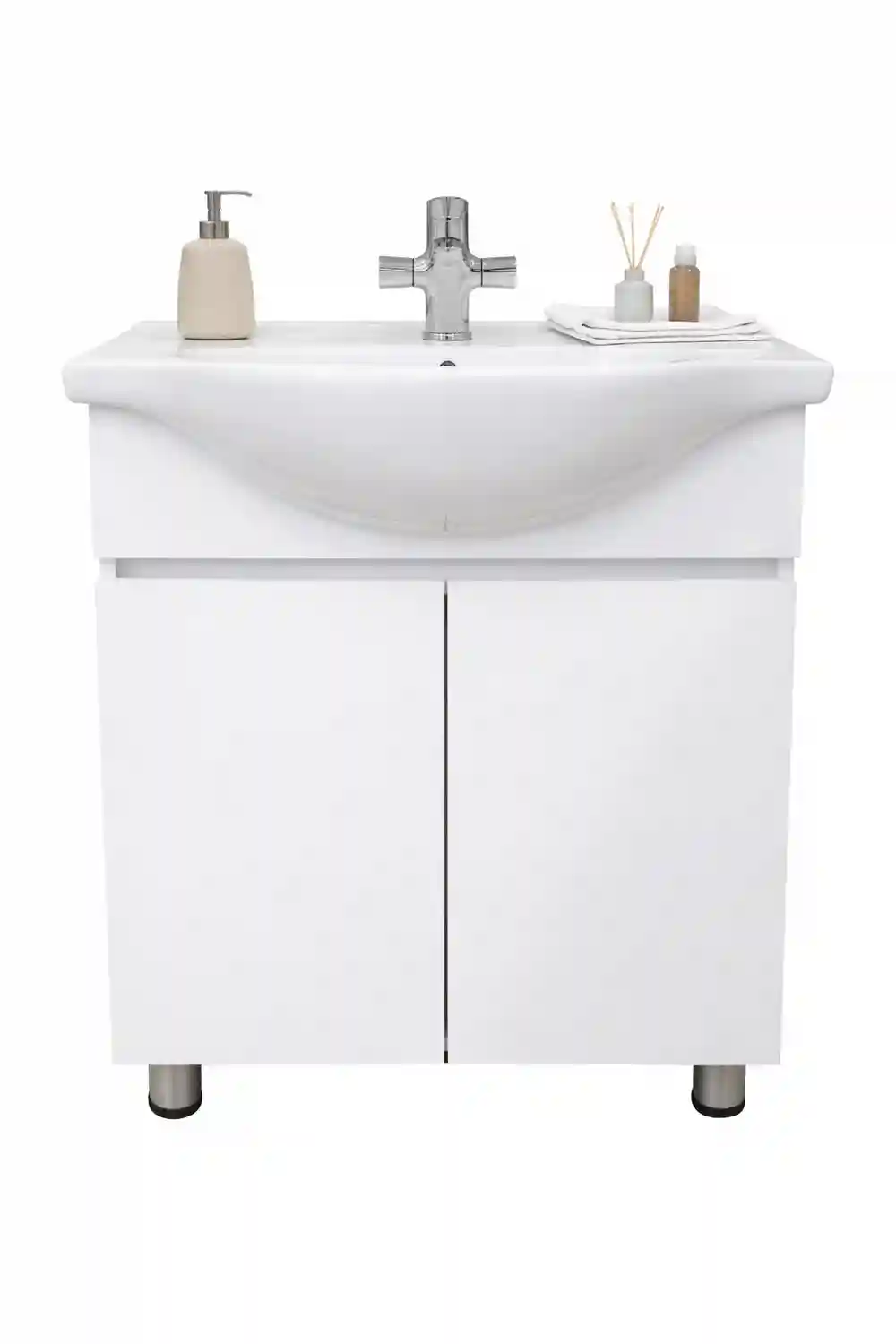Mobilier de baie MELIS WHITE 65cm