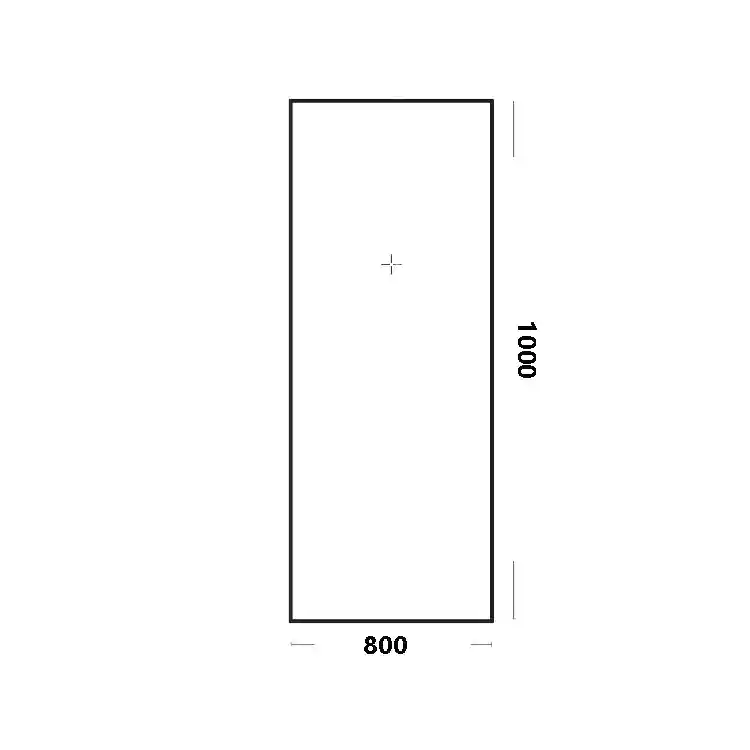 Cadita de dus S1080 Grey 1000*800*25