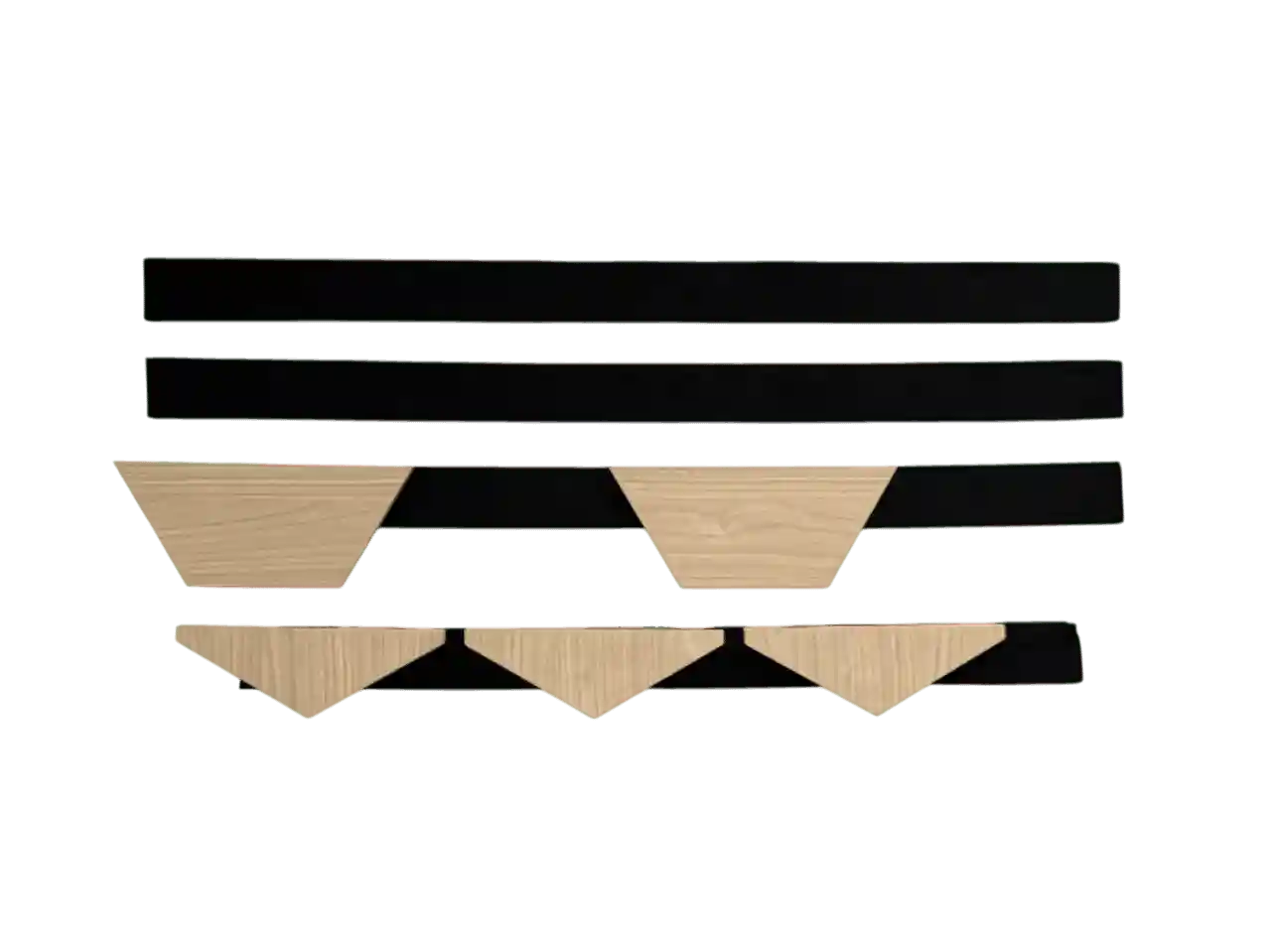 Profil de start/finish hexagon la panou decorativ MDF Maple/Клен