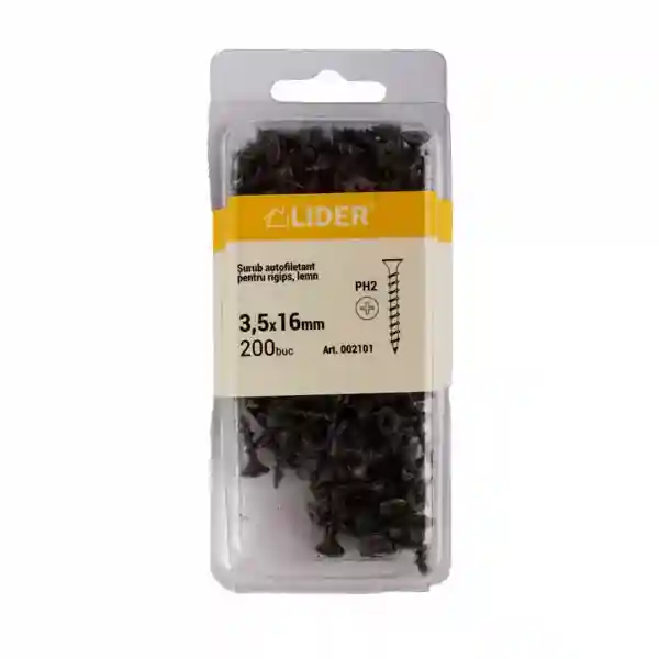 Surub p/u gips-lemn 3.5*25 (50buc) 002203