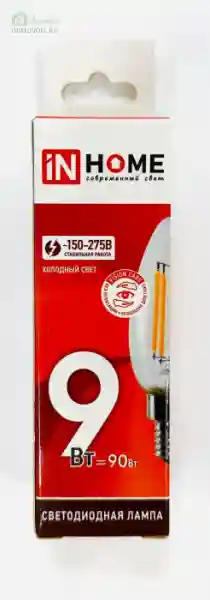 Bec LED C37 9W E14  6.5K  LH/48 30197 Filament