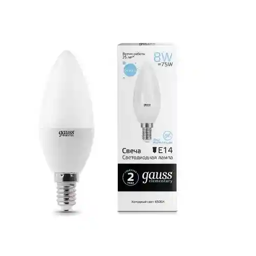 Bec LED GAUSS A60 10W E27 41K/10