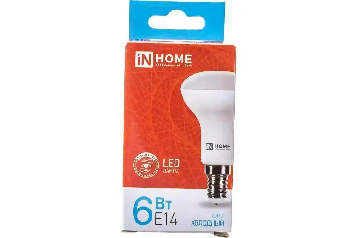 Bec LED R50 6W E14 6.5K LH/30 INHOME 31156