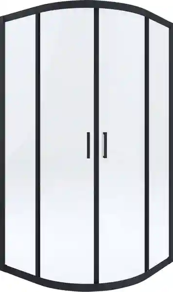 Cabina de dus 80*80 mm rotunda neagra KYP-N52K  Funika 39523